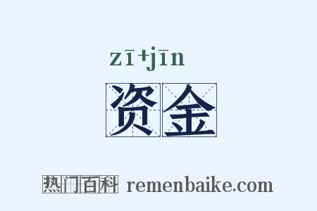 资金是什么意思的图片